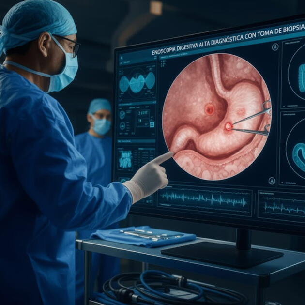 ENDOSCOPIA DIGESTIVA ALTA DIAGNÓSTICA CON TOMA DE BIOPSIAS