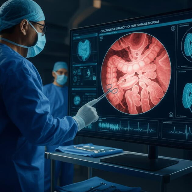 COLONOSCOPIA DIAGNÓSTICA CON TOMA DE BIOPSIAS