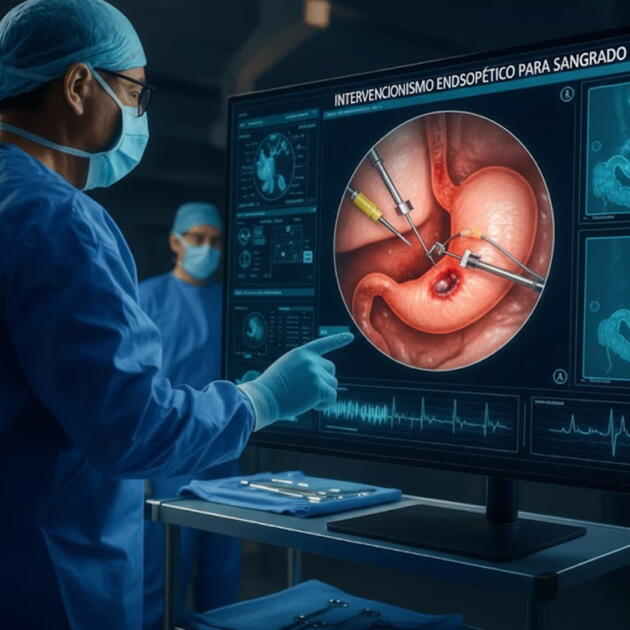 INTERVENCIONISMO ENDOSCOPICO PARA SANGRADO DIGESTIVO ALTO